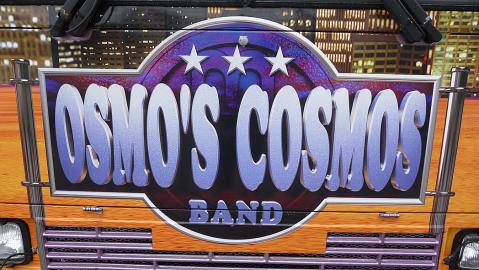 Osmo's Cosmos -bändin keikkabussista näkee jo kaukaa kuka on kyydissä.