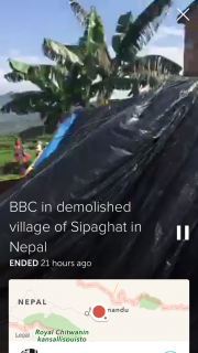 BBC:n ulkomaantoimittaja raportoi Periscopessa Nepalista