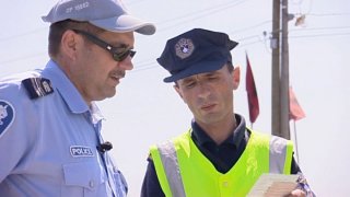 Suomalaiset poliisit Kosovossa