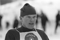 Kuva: Hiihtj Arto Tiainen. (1960-luku) Kalle Kultala.
