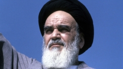 Kuva: Iranin uskonnollinen ja poliittinen johtaja,
ajatollah Ruhollah Khomeini 
(1979)