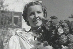 Kuva: Miss Suomi 1938, Sirkka Salonen. YLE kuvanauha. 