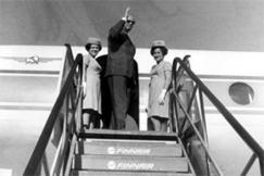 Kuva: Presidentti Urho Kekkonen
lhdss Kaukaasiaan.
(31.7.1969)
Pressfoto. 