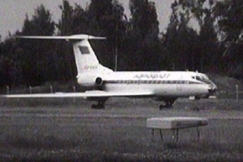 Kuva: Aeroflotin kone Seutulassa (1977). YLE kuvanauha.