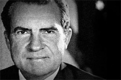 Kuva: Yhdysvaltojen presidentti Richard Nixon. AP Graphics Bank.