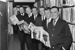 Kuva: Sävelradion toimittajia.
(1964)
YLE