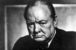 Kuva: Winston Churchill.
(1940-luku)
Pressfoto