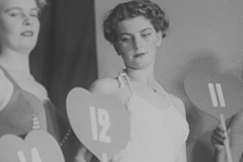 Kuva: Miss Suomi 1952, Eva Hellas. YLE kuvanauha. 