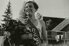 Kuva: Miss Suomi 1934, Anna-Liisa Fahler. YLE kuvanauha. 