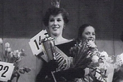 Kuva: Miss Suomi vuonna 1953, Maija-Riitta Tuomaala. YLE kuvanauha. 