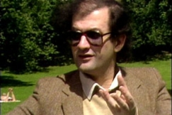 Kuva: Salman Rushdie Mukkulan kirjailijakokouksessa. (1983) YLE kuvanauha.