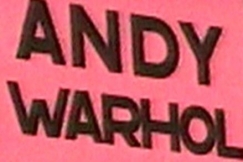 Kuva: Slovakialaisen Andy Warhol-museon näyttelyjuliste. (1993) YLE kuvanauha.