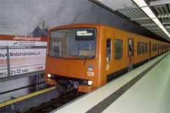 Kuva: Metrojuna vuonna 1987. Juha-Pekka Inkinen.