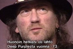 Kuva: Roger Glover yhtyeest Deep Purple. (1991) YLE kuvanauha.