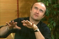 Kuva: Muusikko Phil Collins. (1992) YLE kuvanauha.