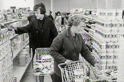 Kuva: Vaasan supermarket 1966. YLE kuvanauha.