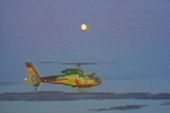 Kuva: Helikopteri Lapissa. YLE kuvanauha.