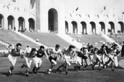 Kuva: Los Angelesin olympialaiset, 3000 metrin estejuoksun lht. (1932) Suomen urheilumuseo.