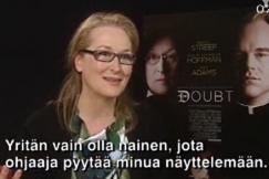 Kuva: Näyttelijä Meryl Streep (2009). YLE kuvanauha.
