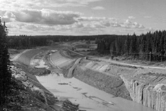 Kuva: Saimaan kanavan ns. kolmas rakentaminen oli kynniss vuonna 1967. YLE kuvanauha.