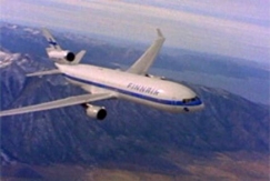 Kuva: Kuva: Finnairin MD-11 -matkustajalentokone (YLE kuvanauha) 1993.