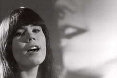 Kuva: Anki Lindqvist laulaa (1966). YLE kuvanauha.