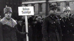 Kuva: Itsenisyyspiv 1940 oli harras. YLE kuvanauha.