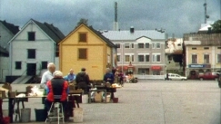 Kuva: Näkymä Oulun torilta (1992). Yle kuvanauha.