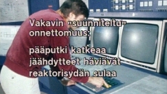 Kuva: Mies ydinvoimalan valvomossa (1983) Yle kuvanauha