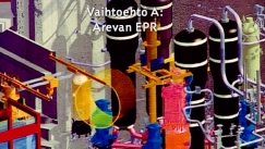 Kuva: Piirros Arevan EPR ydinreaktorimallista (2010) Yle kuvanauha