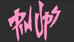 Kuva: Pin Ups -yhtyeen logo. (1985). Boredom of Life -levyn kansi.