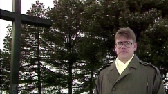 Kuva: SMP:n varapuheenjohtaja Timo Soini (1991). YLE kuvanauha.