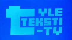 Kuva: Teksti-tv:n logo 1981, YLE kuvanauha