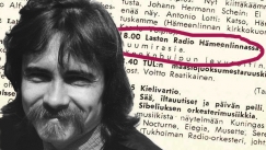 Kuva: Kasvokuva: Freeman alias Leo Friman (1983, käsitelty). Yle Kuvapalvelu/Kalevi Rytkölä. Tausta: Radiokuuntelija-lehti (1962).
