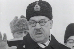 Kuva: Porkkalan alueen komendantti, kenraali Sergei Kabanov. YLE kuvanauha.