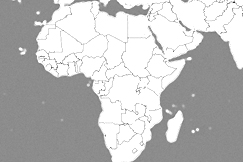 Kuva: Afrikan valtioiden rajat. (2001)
AP Graphics Bank.