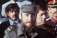 Kuva: Kuuban presidentti Fidel Castro. (1983) Pressfoto.