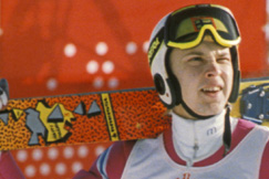 Kuva: Matti Nyknen Calgaryssa 1988. (Pressfoto)