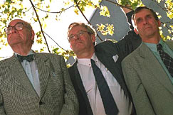 Bild: Harry Krogerus, Bjrn Federley och Bo Ekstam, YLE:s bildtjnst, Seppo Sarkkinen, 1996