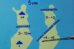 Kuva: Sennustekartta. (1986) YLE kuvanauha.