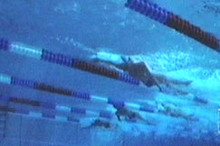 Kuva: Uinnin EM-kilpailut Roomassa (1995). YLE kuvanauha.