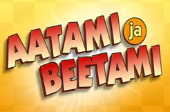 Kuva: Aatami ja Beetami -sarjan logo. 1997.