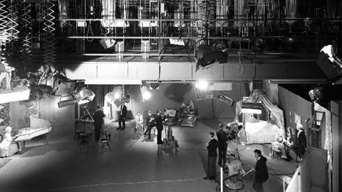 Tv-studio vuosimallia 1964. Kuva: Erkki Suonio.