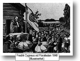 F. Cygneus vid Florafesten 1848