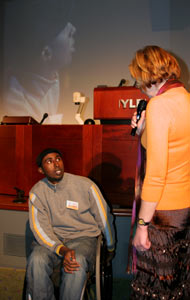 Maahanmuuttajat mediassa -seminaari 18.11.2005 Maritan haastattelussa on Abdi Salah.
