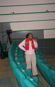 Maahanmuuttajat mediassa -seminaari 18.11.2005 Shukri tsekkaa tilat.
