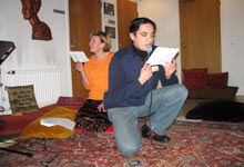 Maahanmuuttajat mediassa -seminaari 18.11.2005 Tahirin bravuurikappale on Min soitan harmonikkaa venjksi. Marita sest suomeksi.
