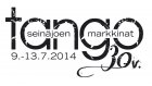 Tangomarkkinat 2014 logo, musta (kuva: Tangomarkkinat.fi)
