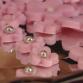 Vaaleanpunaisesta sokerimassasta tehtyjä kukkia, kuva: Kotikokit/Rita Trötschkes