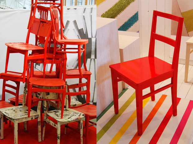 Punainen tuoli ei mene koskaan muodista. Kuva: Siiri Huttunen